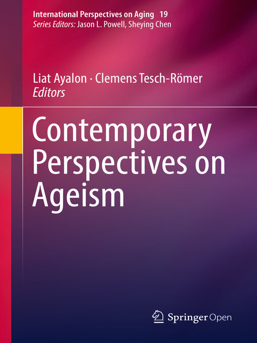 Title details for Contemporary Perspectives on Ageism by Liat Ayalon - Available